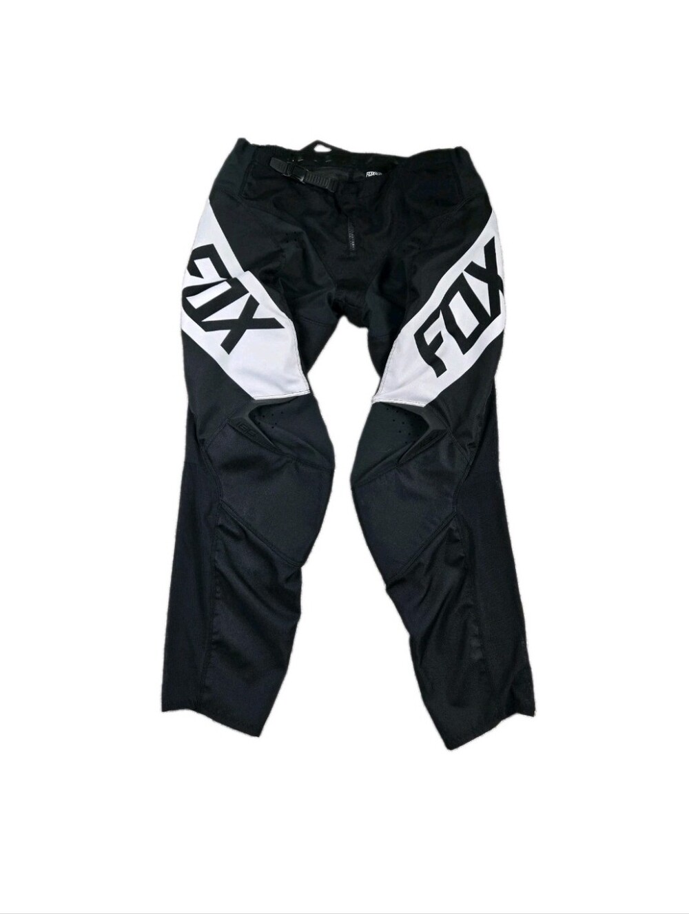 Fox Racing 180 Revn Pants Off-Road Motocross Black White Sz 38 Outdoor